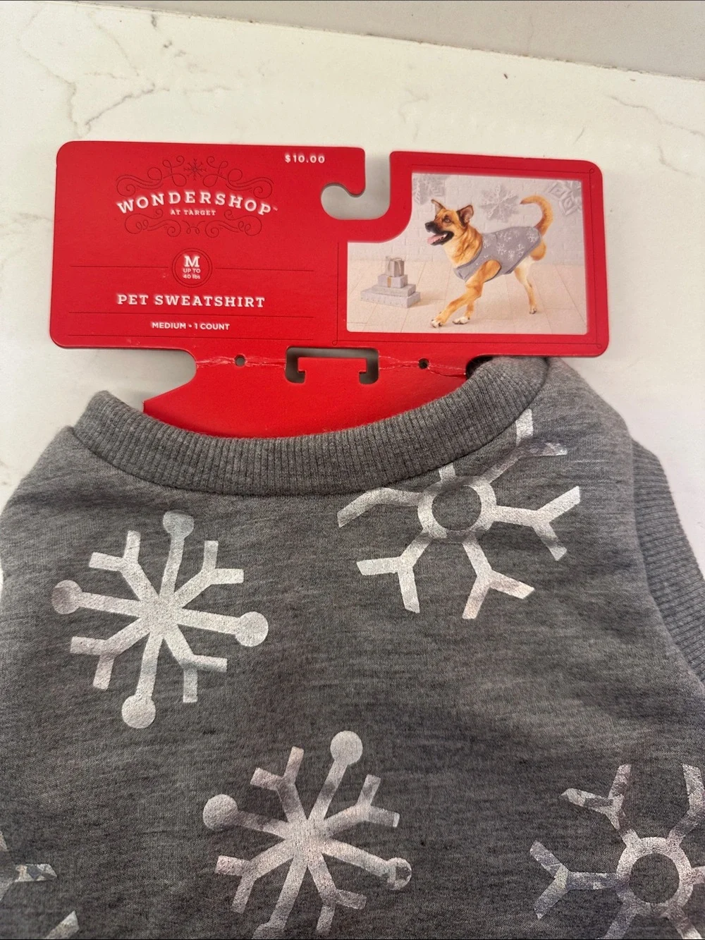 Wondershop Gray Snowflake Pet Tee